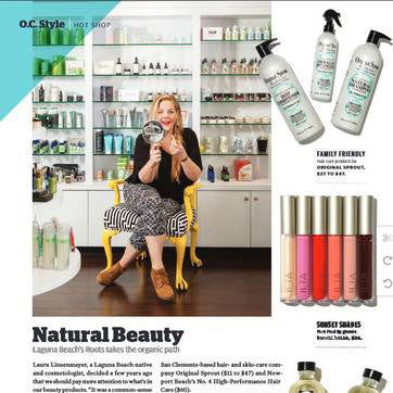 Orange Coat Magazine Article Natural Beauty