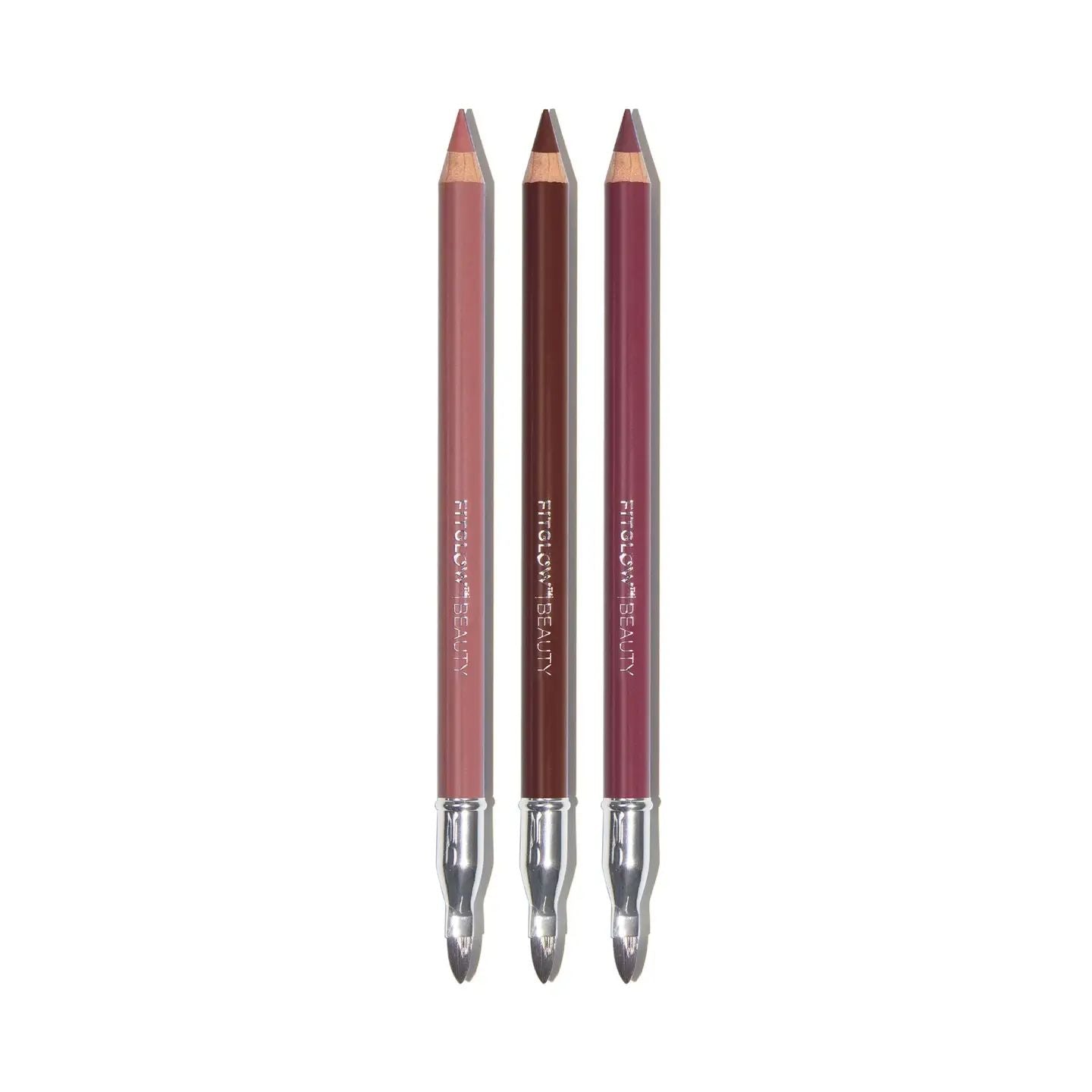 Vegan Lip Liner Pencil + Blending Brush - 3 Piece Set | FIT GLOW