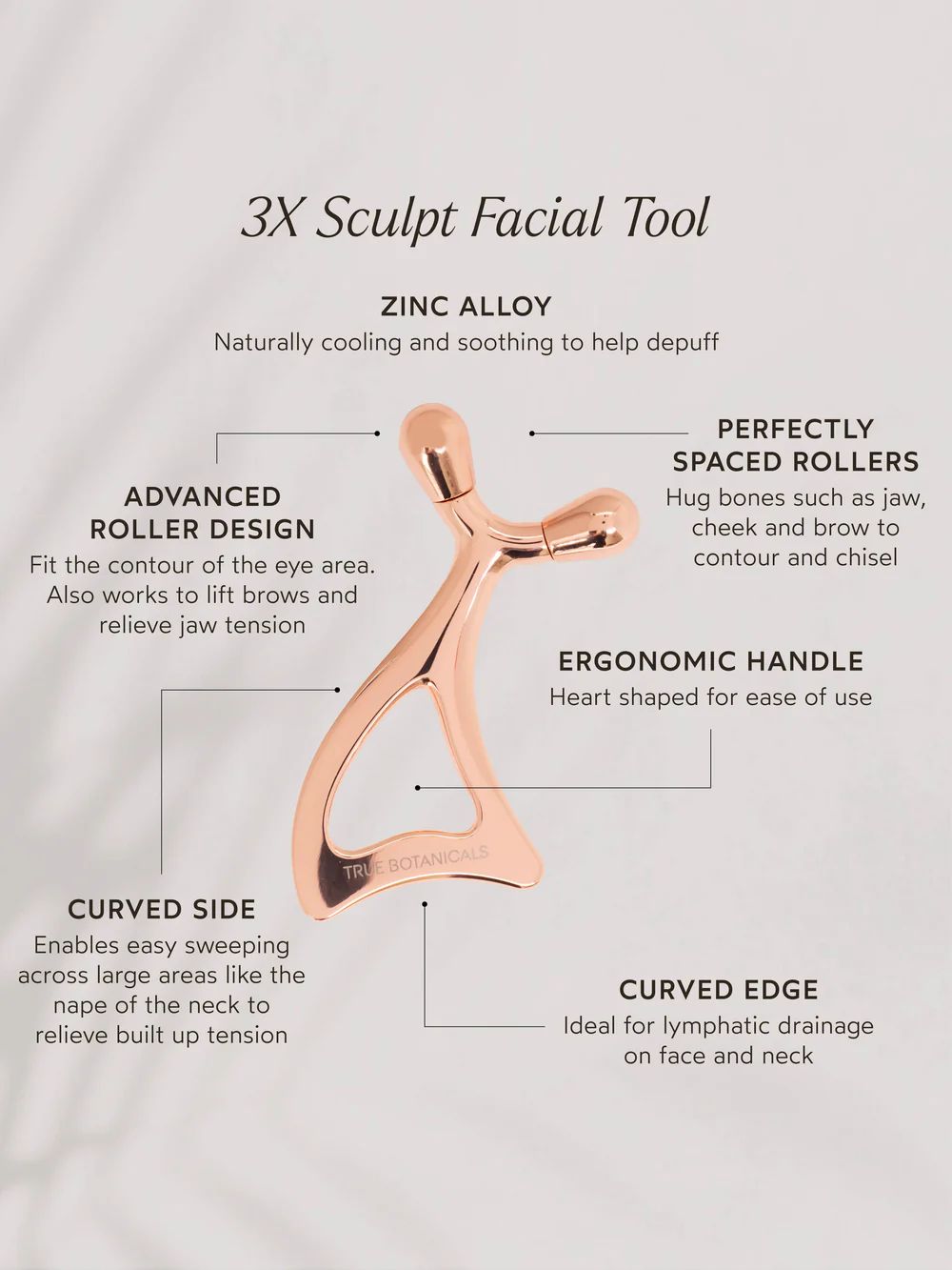 3X Sculpt Facial Tool | TRUE BOTANICALS