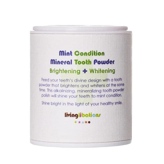 Mint Condition Mineral Tooth Powder | LIVING LIBATIONS |
