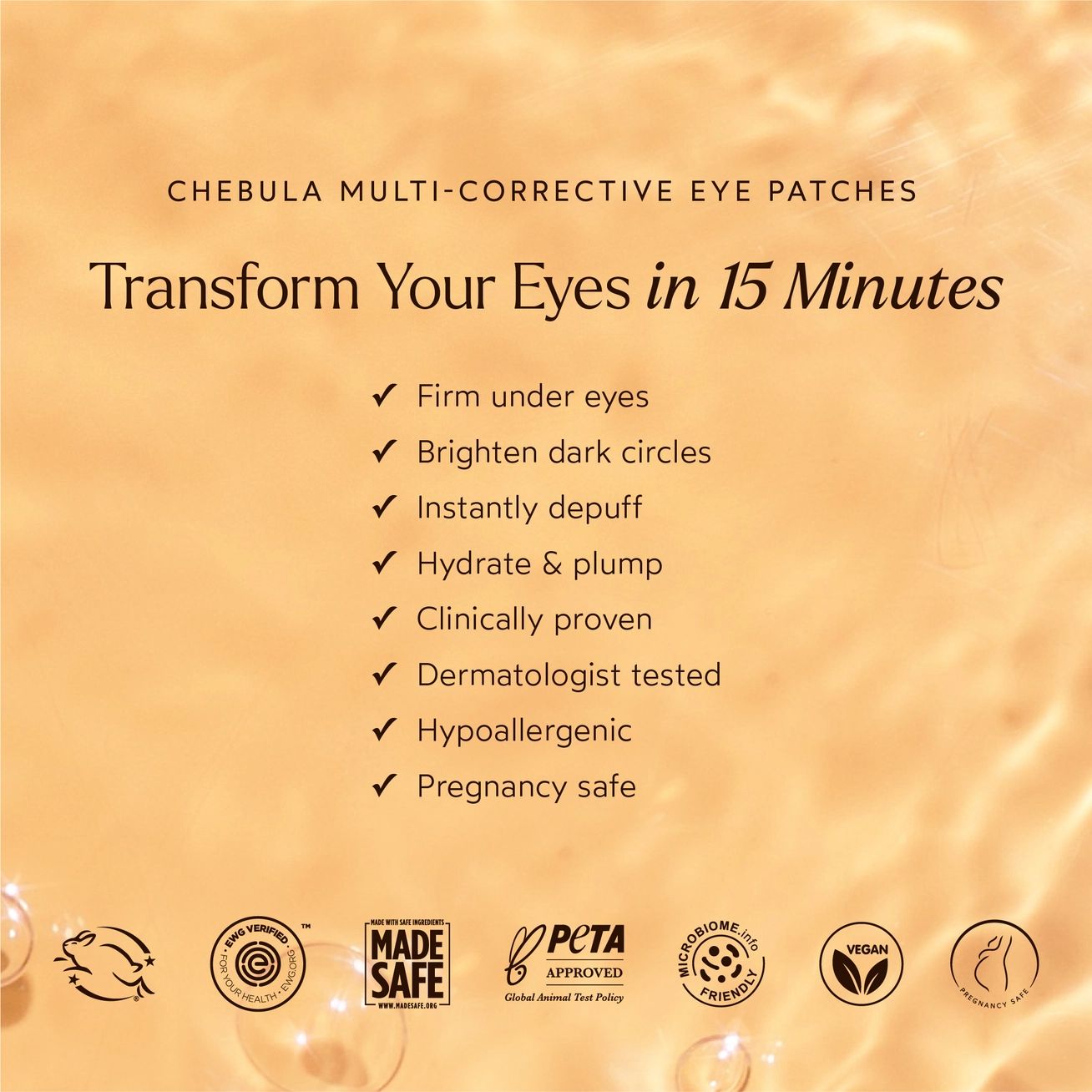 Brightening Chebula Under Eye Patches | TRUE BOTANICALS