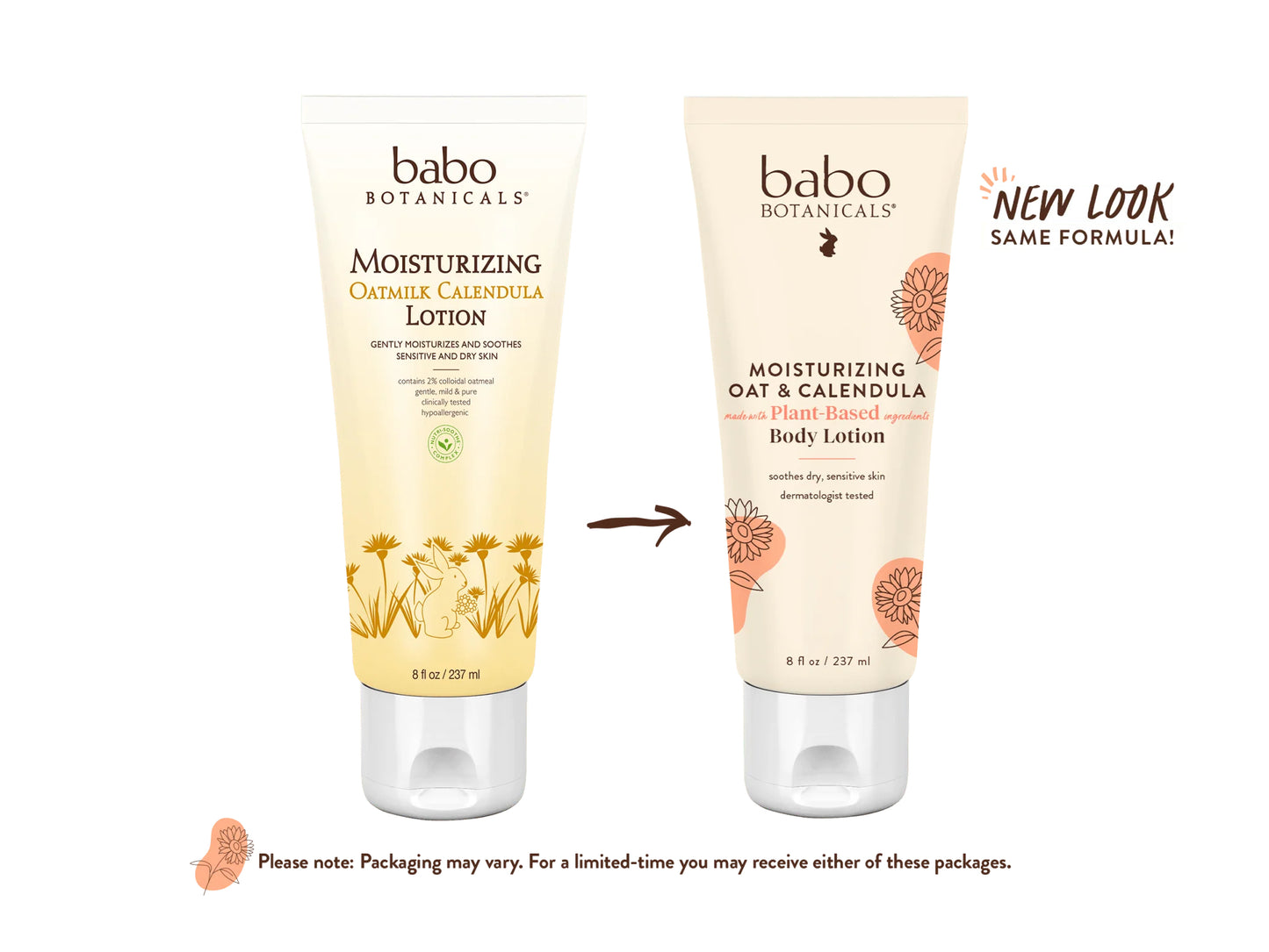 Moisturizing Oat & Calendula Body Lotion | BABO BOTANICALS