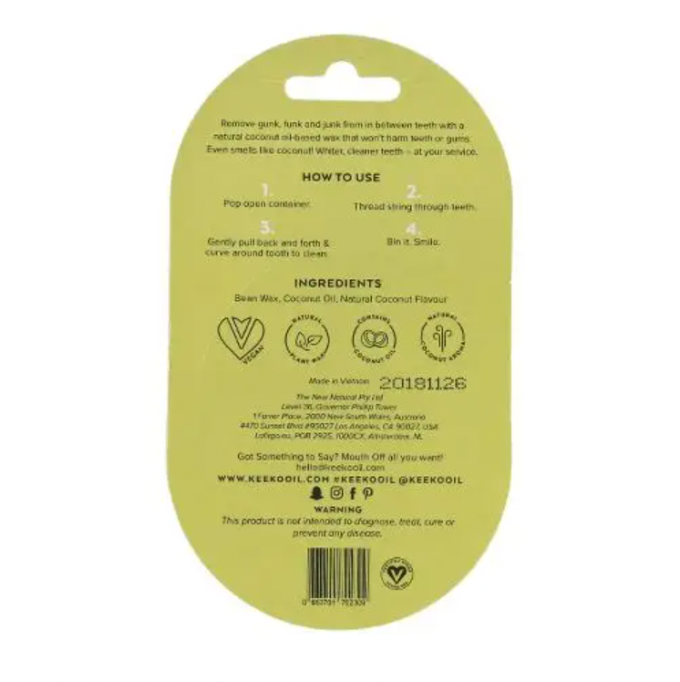 Coconut Tooth Floss | KEEKO