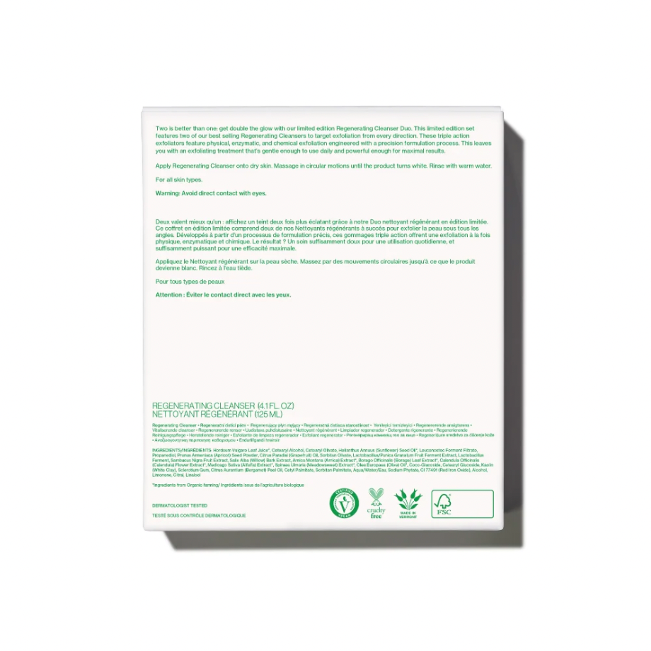 Regenerating Cleanser Duo Set | TATA HARPER