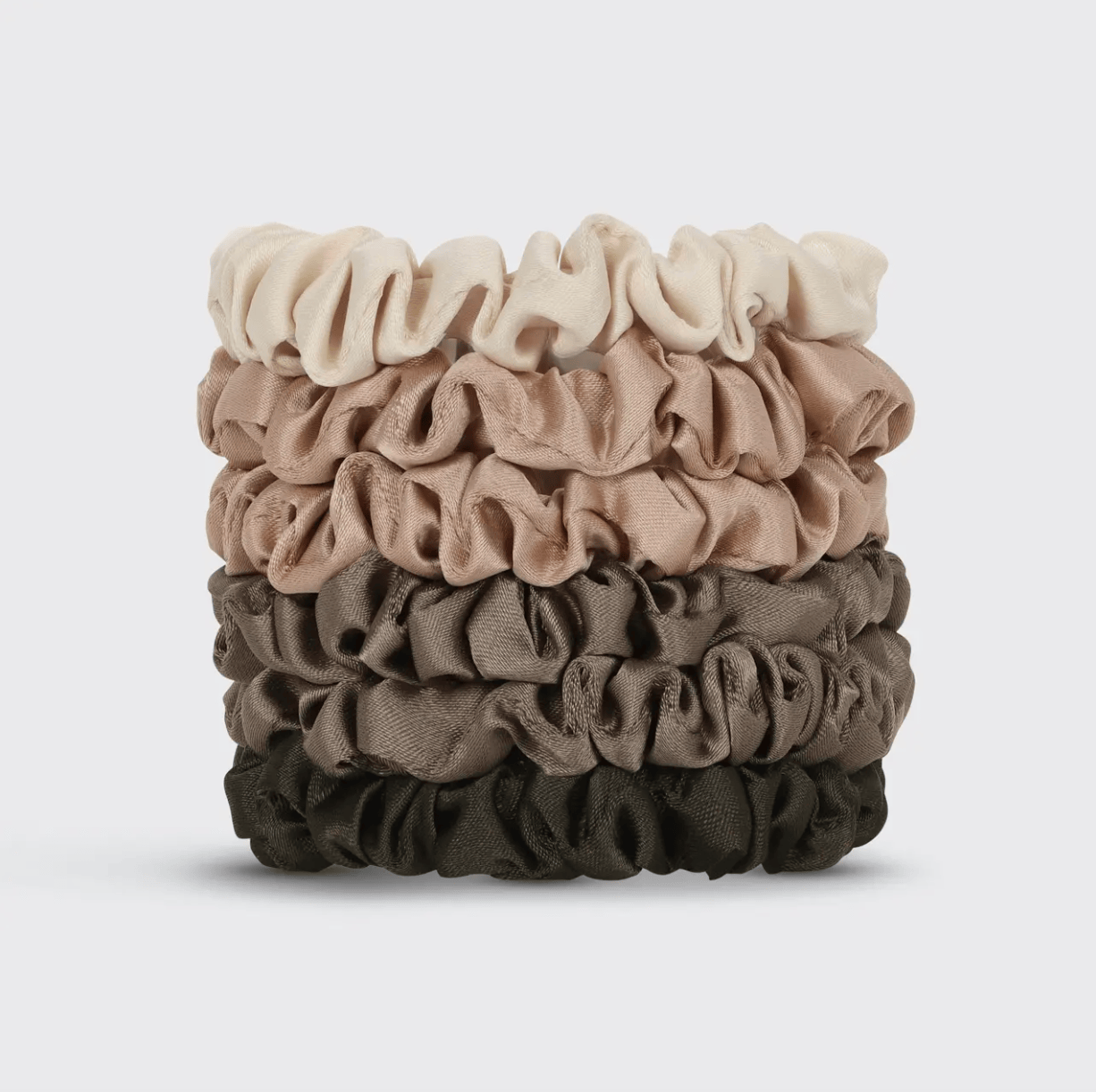 Satin Scrunchies 6 Piece Set | KITSCH