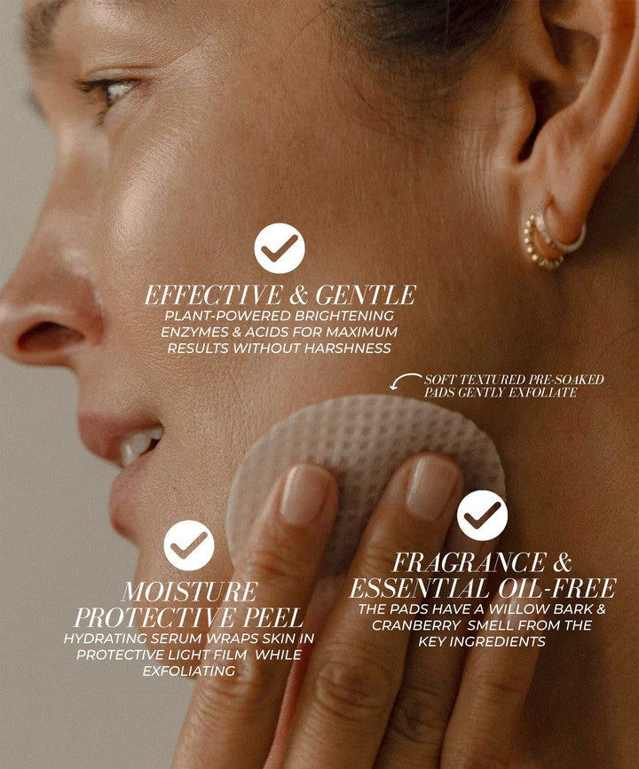 Plant Active Peel Pads | FITGLOW BEAUTY