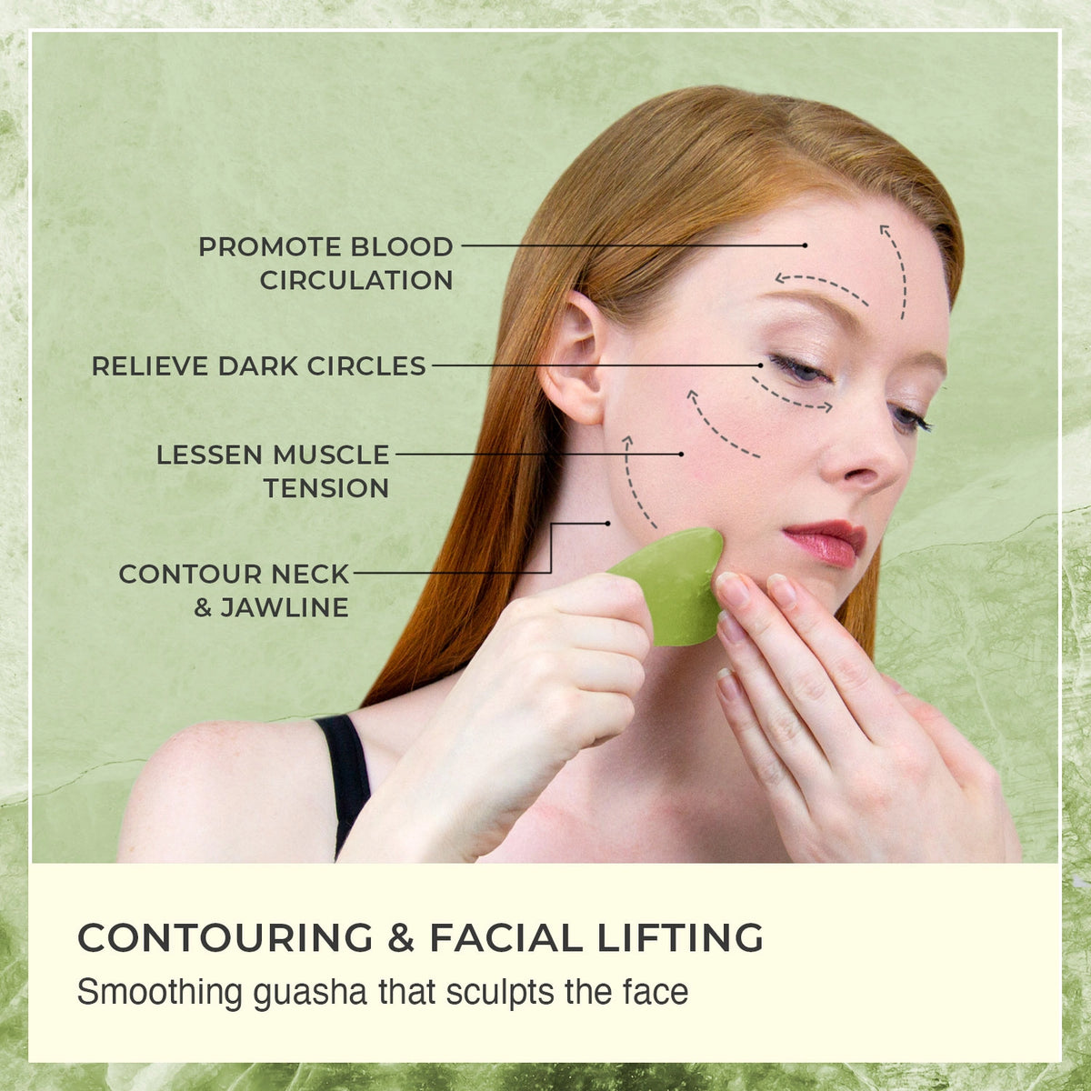LINDO | Jade Gua Sha Duo – ROOTS the Beauty Underground