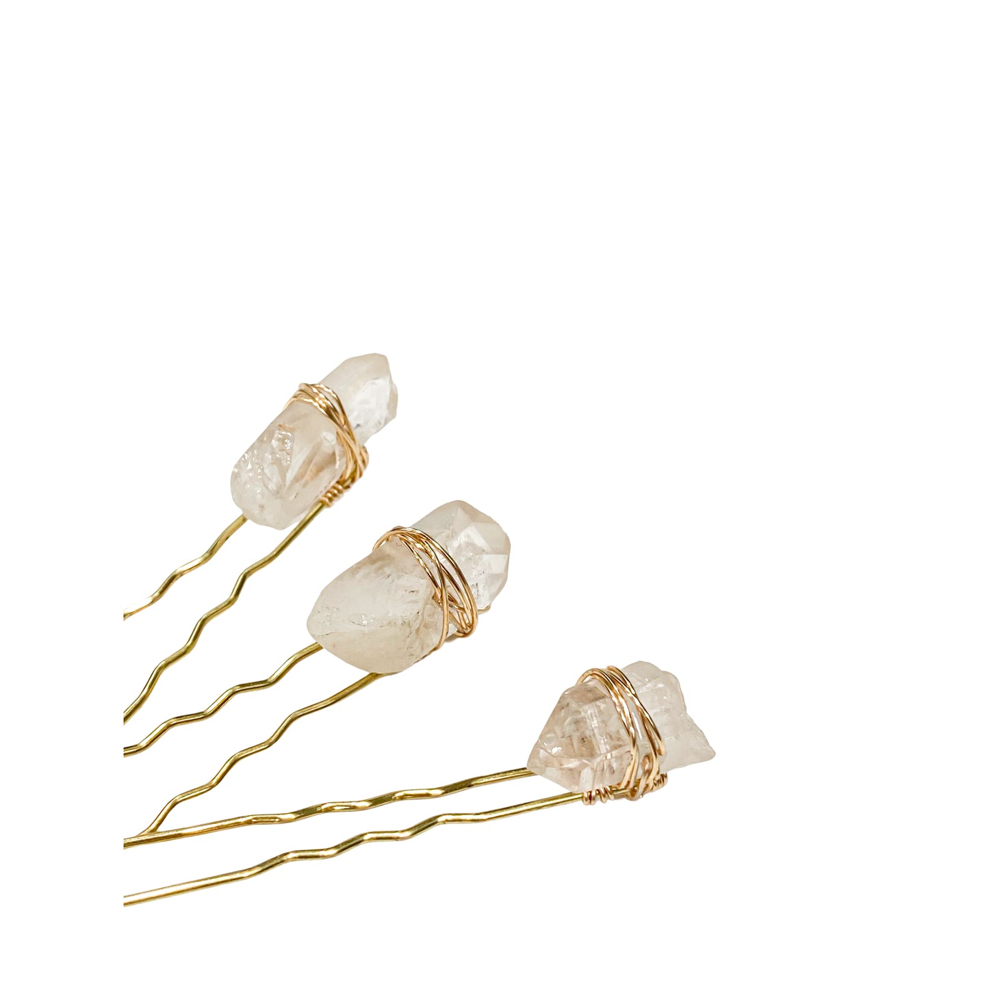 SPARKLING LILAC | Quartz Hair Pin Set