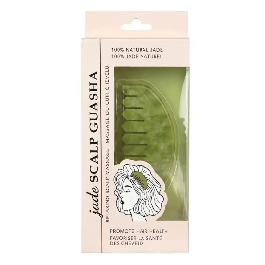 LINDO Jade Scalp Gua Sha | ROOTS Beauty – ROOTS the Beauty Underground