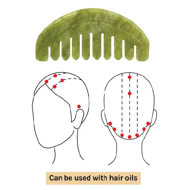LINDO Jade Scalp Gua Sha | ROOTS Beauty – ROOTS the Beauty Underground