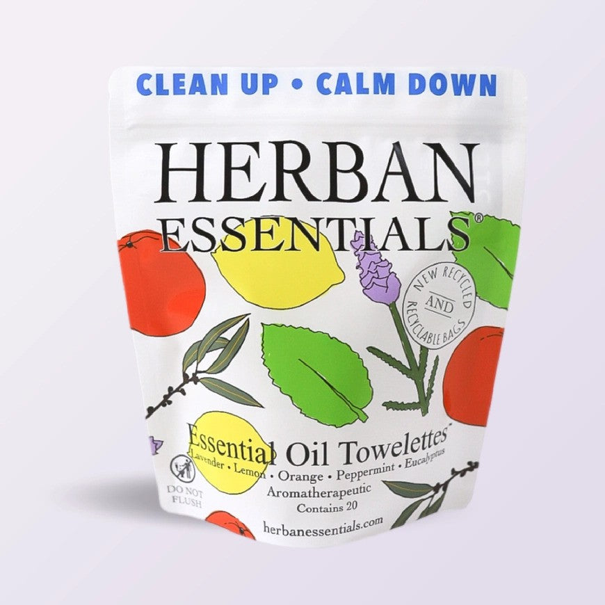 Essential Oil Towelettes | HERBAN ESSENTIALS
