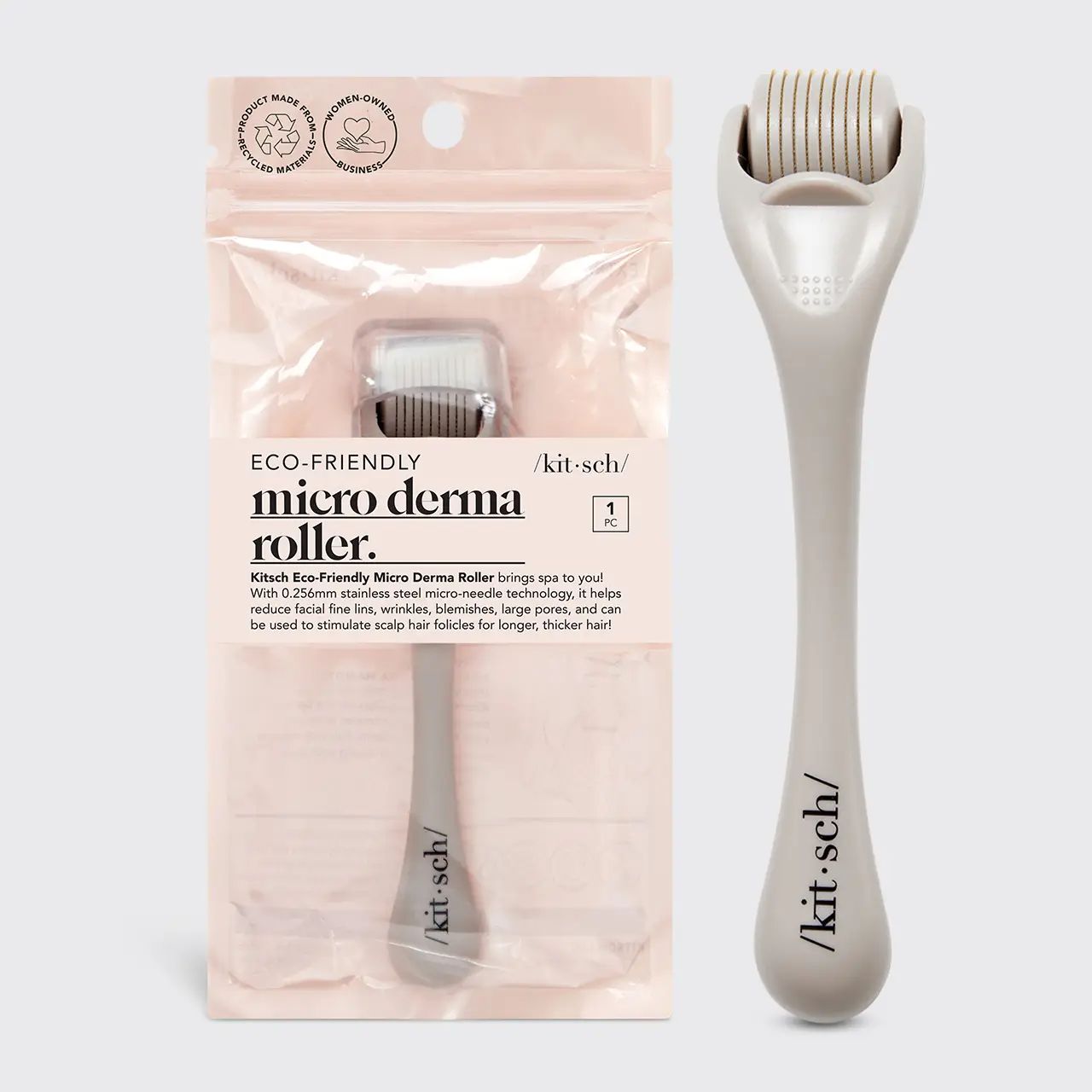 Micro Derma Facial Roller - Warm Gray | KITSCH