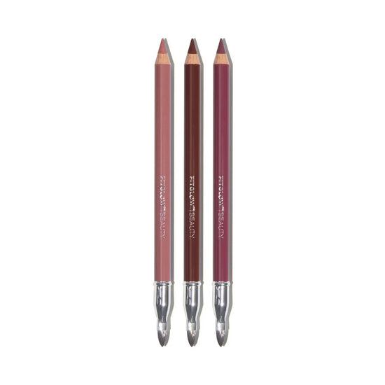 Vegan Lip Liner Pencil + Blending Brush - 3 Piece Set | FIT GLOW