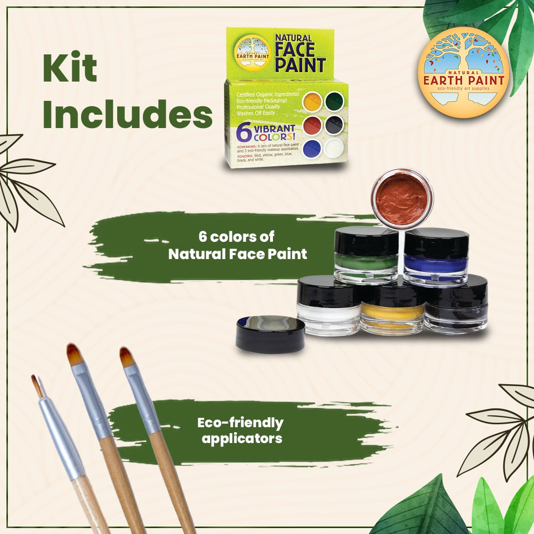 Natural Face Paint Kit | NATURAL EARTH PAINT