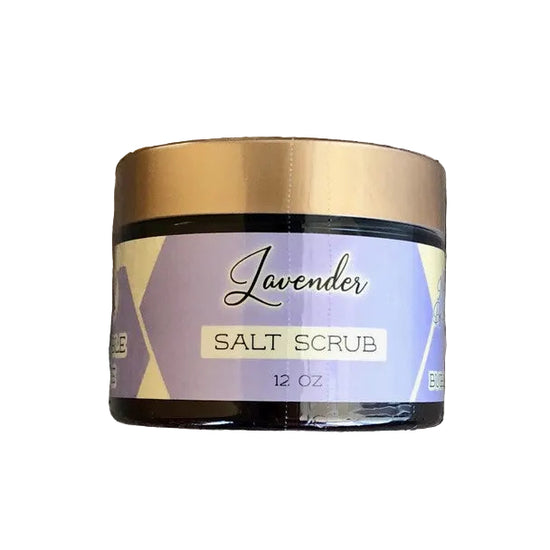 Lavender Salt Scrub | BUBBLE & BEE – ROOTS the Beauty Underground