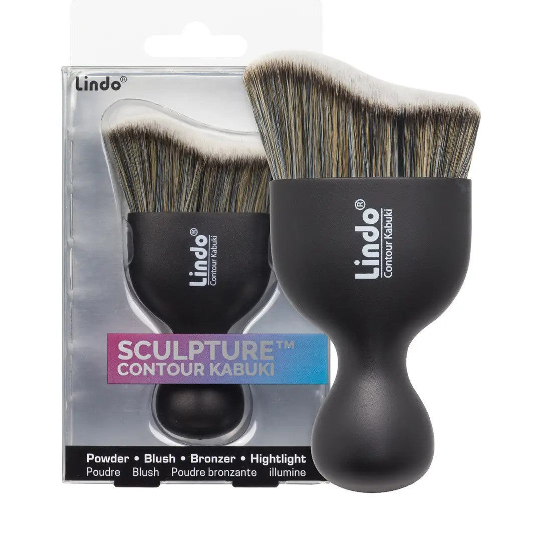 Sculpture Contour Kabuki - Premium Makeup Brush | LINDO