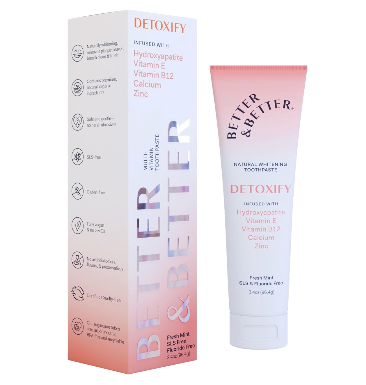 Detoxify Zinc Toothpaste | BETTER & BETTER