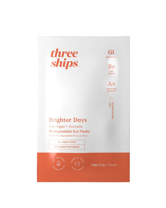 THREE SHIPS BEAUTY | Brighter Days Eye Mask (15 x 1-ct Sachets)