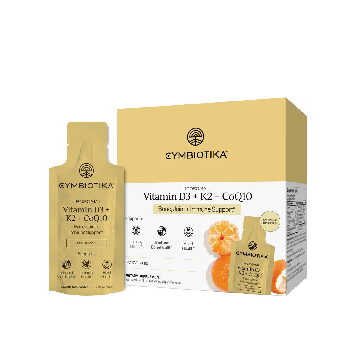 Liposomal Vitamin D3 + K2 + CoQ10 | CYMBIOTIKA
