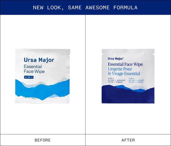 4-in-1 Essential Face Wipes | URSA MAJOR
