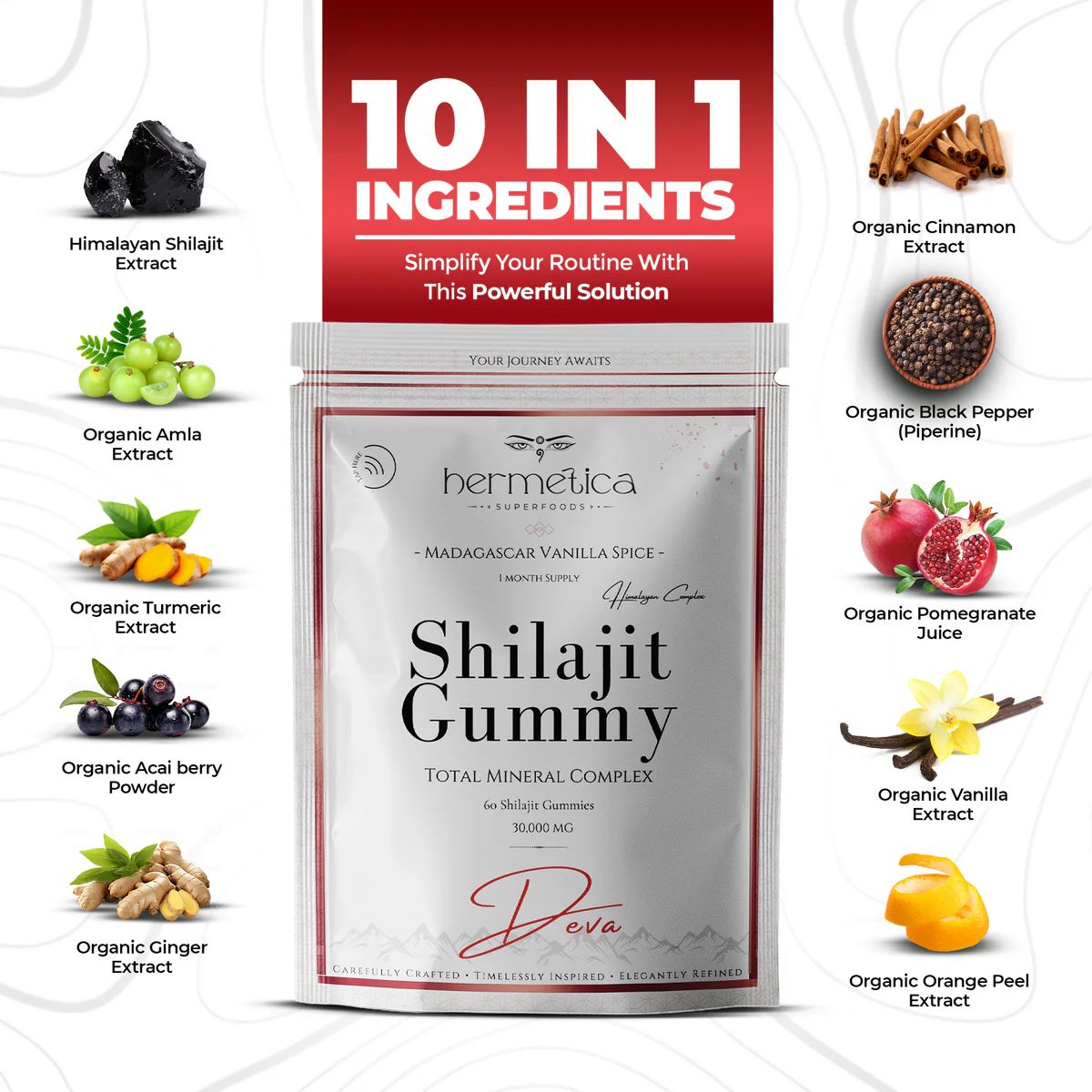 Shilajit Gummy - Deva | HERMETICA