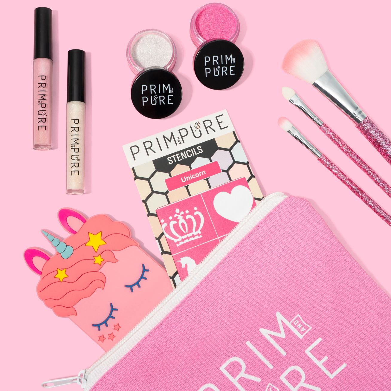 Pink Unicorn Mineral Makeup Gift Set | PRIM AND PURE