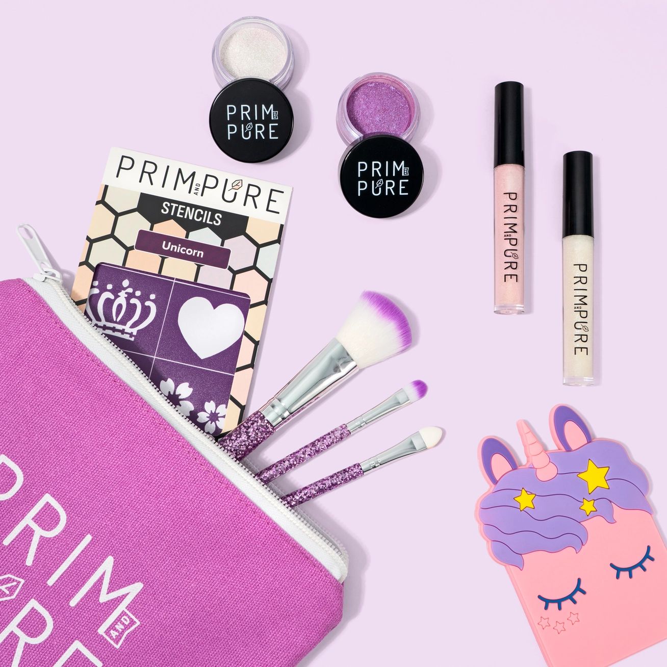 Purple Unicorn Mineral Makeup Gift Set | PRIM AND PURE