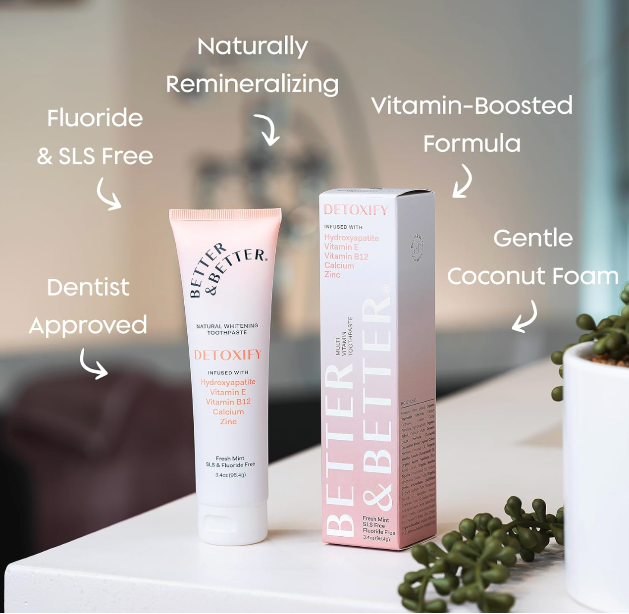 Detoxify Zinc Toothpaste | BETTER & BETTER