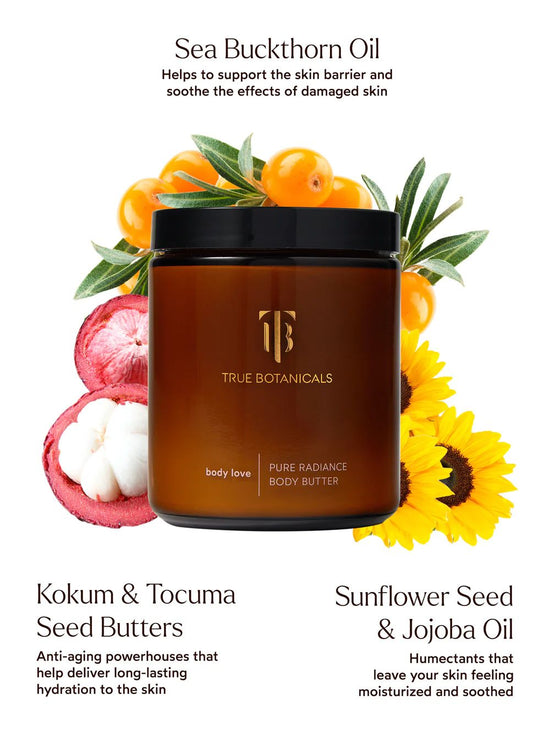 Pure Radiance Body Butter | TRUE BOTANICALS