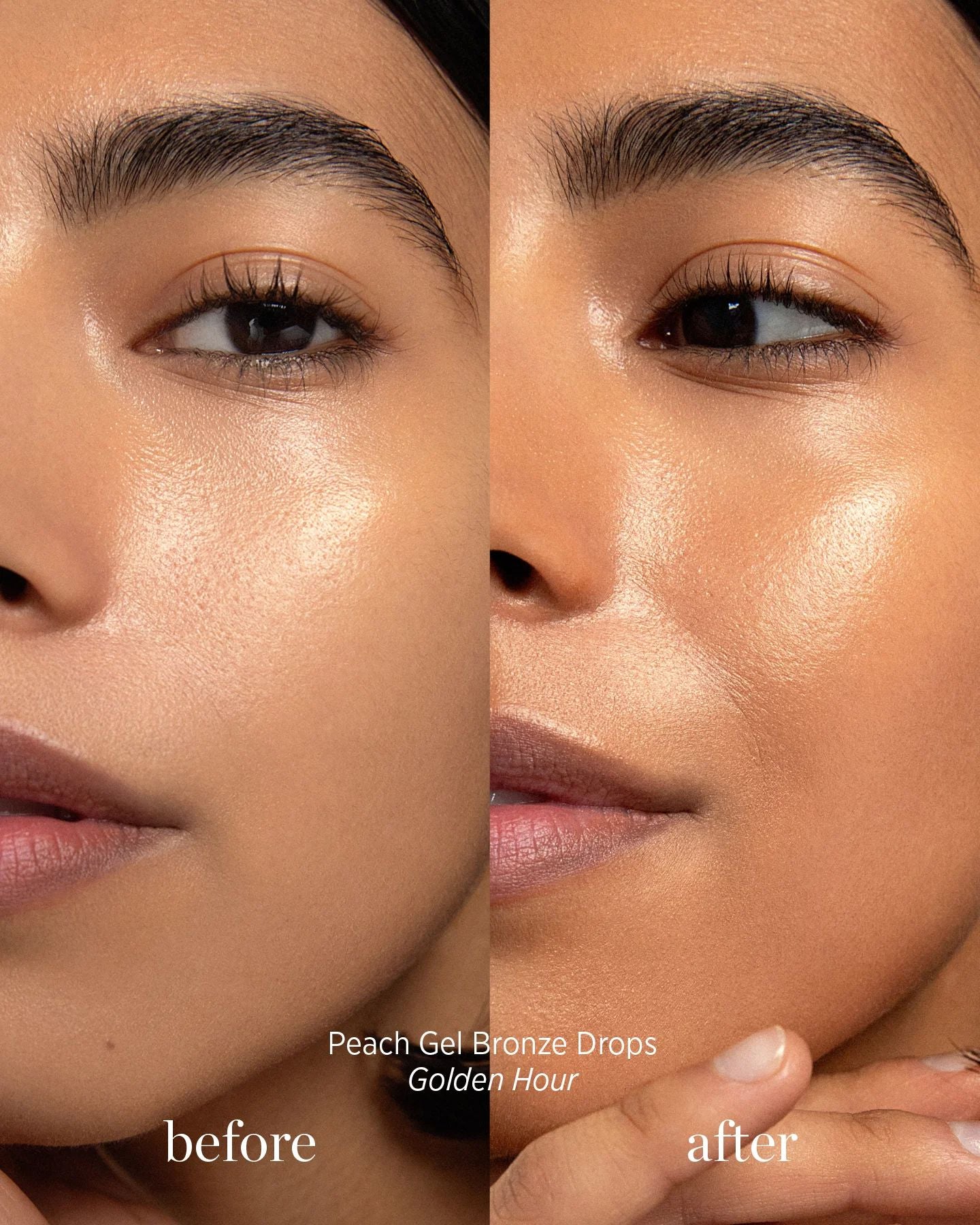 Peach Gel Bronze Drops | Ere Perez