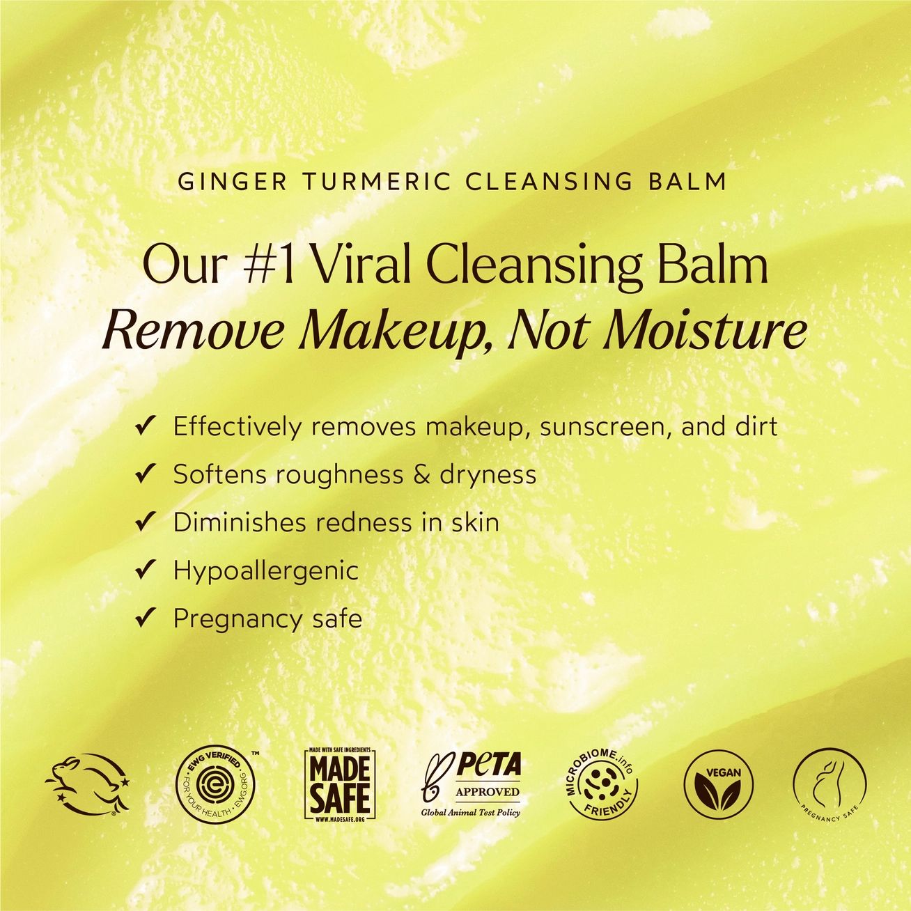 Calm Ginger Turmeric Cleansing Balm | TRUE BOTANICALS