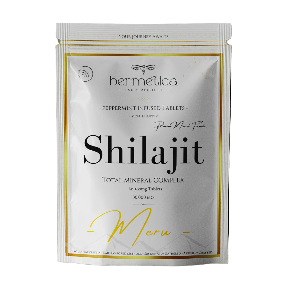 Shilajit Tablets - Meru | HERMETICA