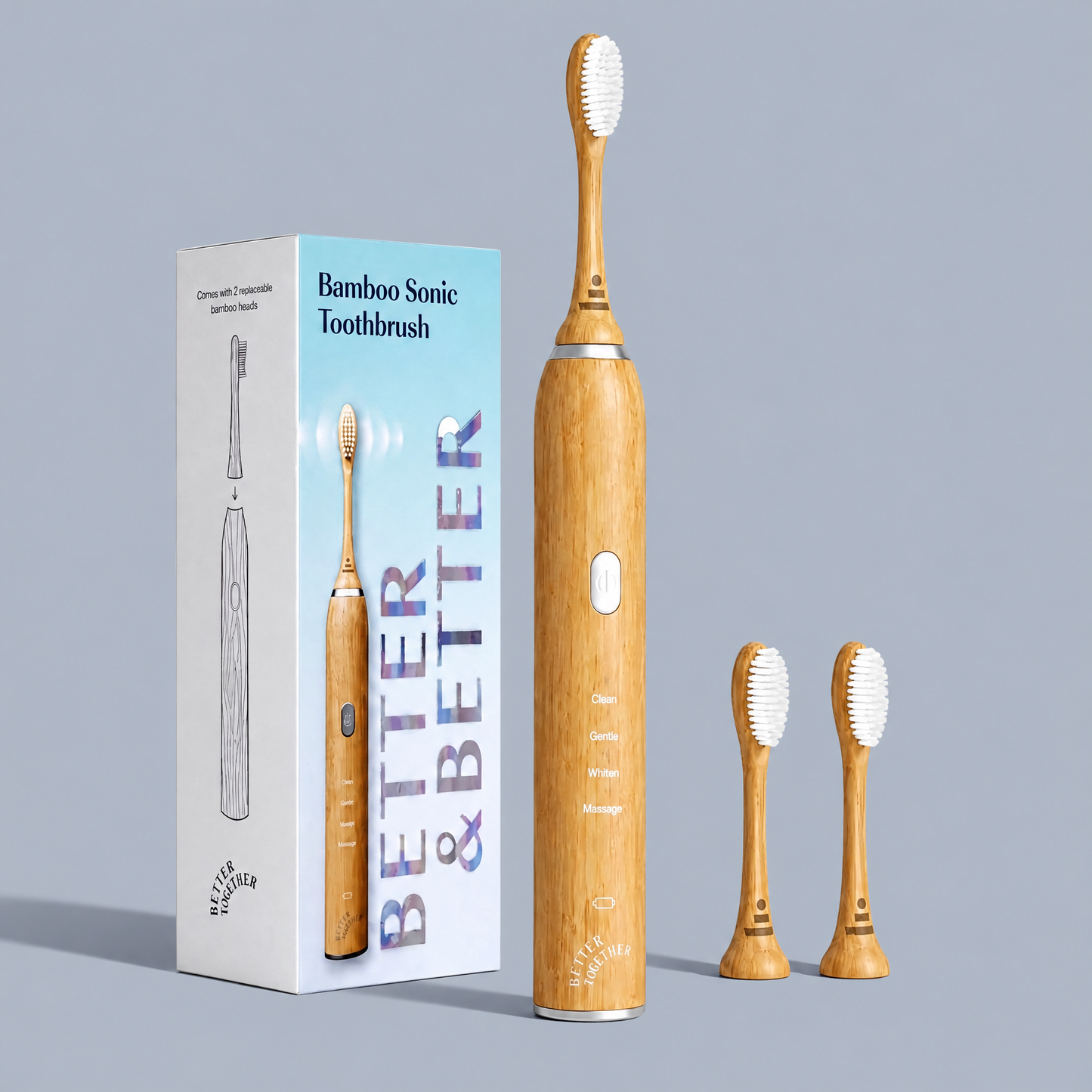 Bamboo Sonic Toothbrush (2.0) | BETTER & BETTER