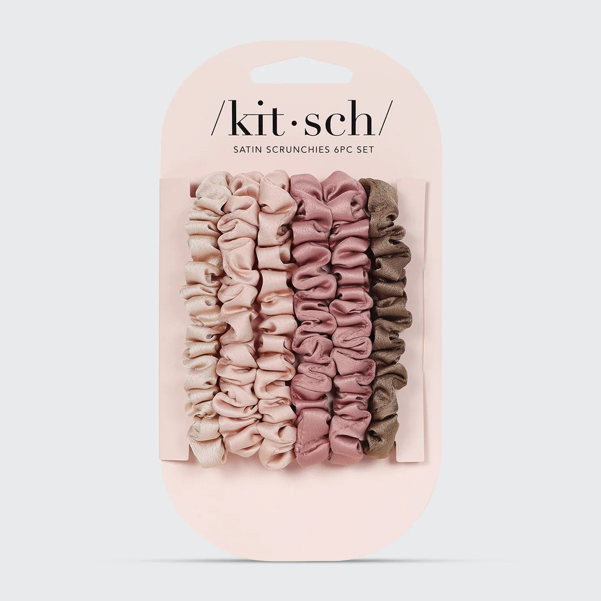 Satin Scrunchies 6 Piece Set | KITSCH