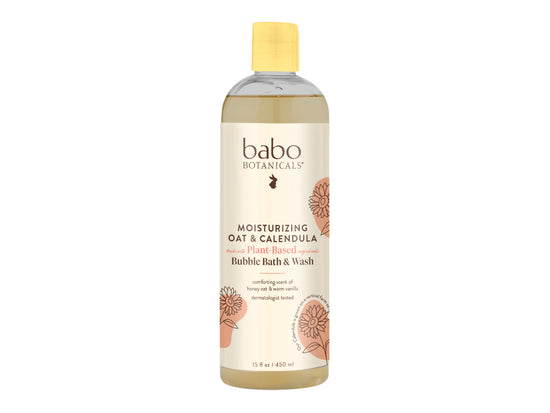 BABO BOTANICALS l Moisturizing Oat & Calendula Bubble Bath & Wash