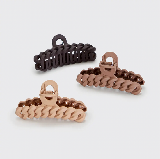 Load image into Gallery viewer, KITSCH | Chain Claw Clip 3pc
