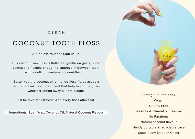 KEEKO | Coconut Tooth Floss