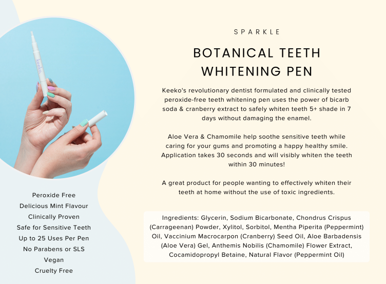 KEEKO | Botanical Teeth Whitening Pen