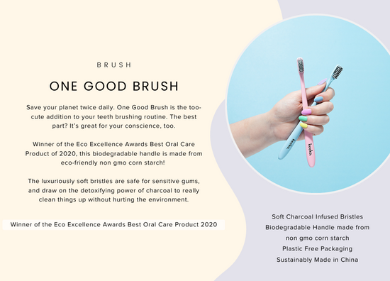 KEEKO | One Good Brush - Biodegradable Toothbrush