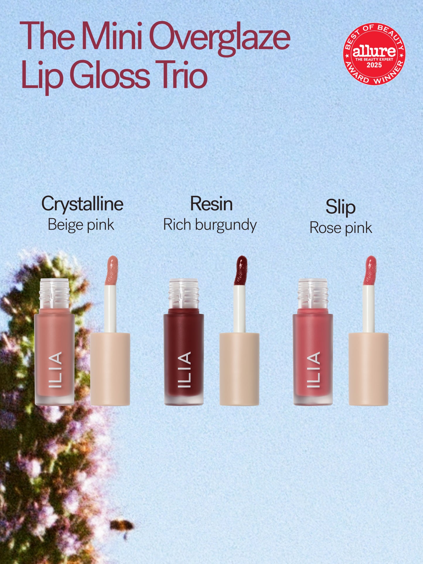 The Mini Overglazed Lip Trio | ILIA