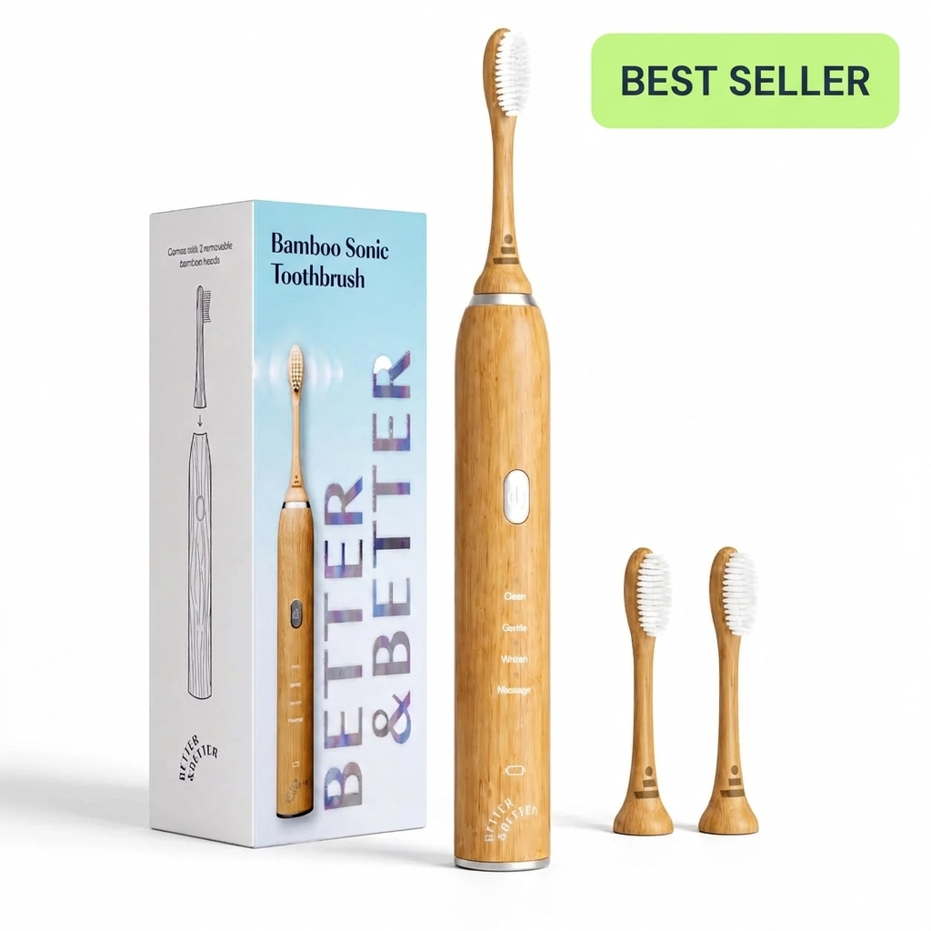 Bamboo Sonic Toothbrush (2.0) | BETTER & BETTER