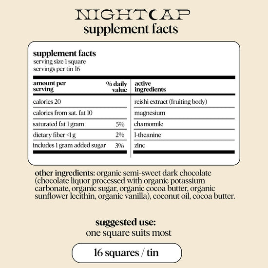 ALICE | Nightcap Mushroom Chocolates For Deep Sleep