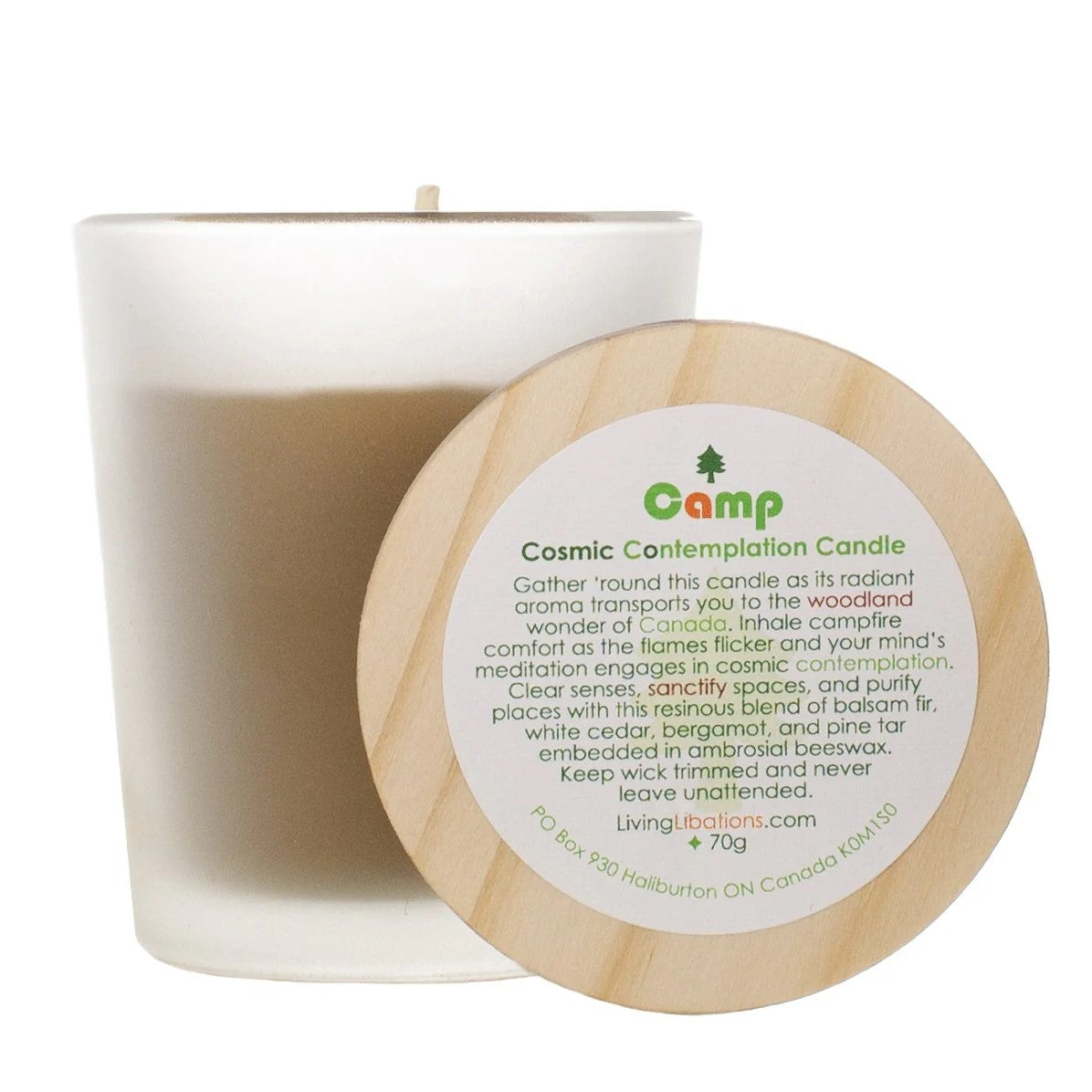 LIVING LIBATIONS | Camp Cosmic Contemplation Candle