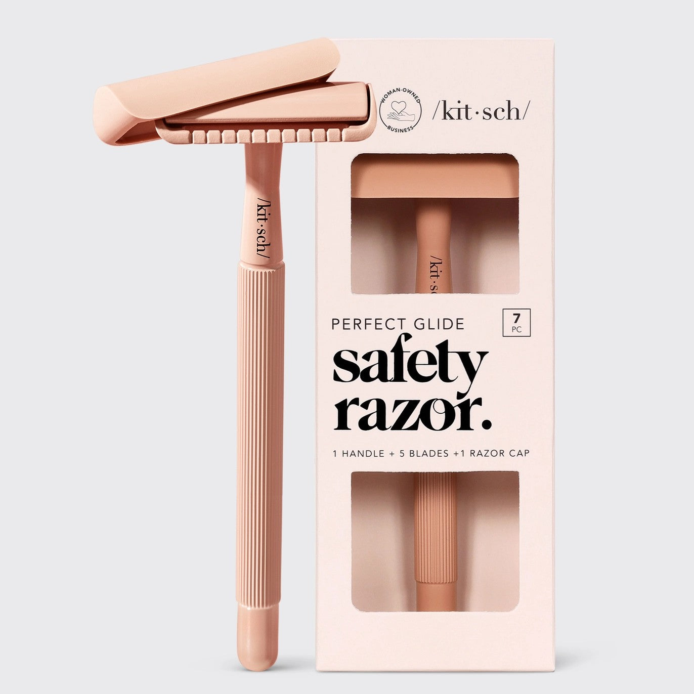 Perfect Glide Safety Razor - Terracotta | KITSCH