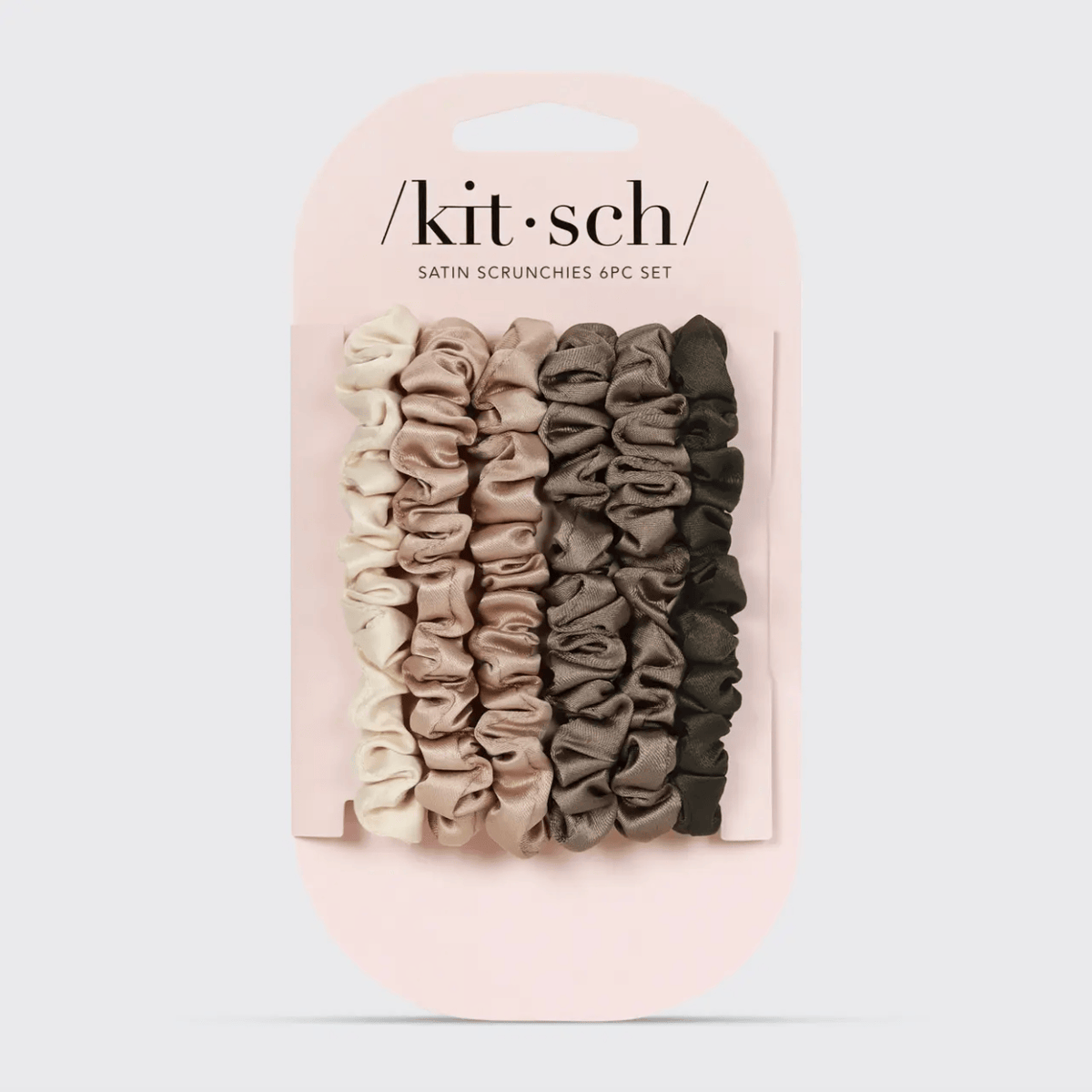 Vegan Silk & Organic Cotton Hair Scrunchies – 6-Pack (Cruelty-Free, Plastic-Free) view 3