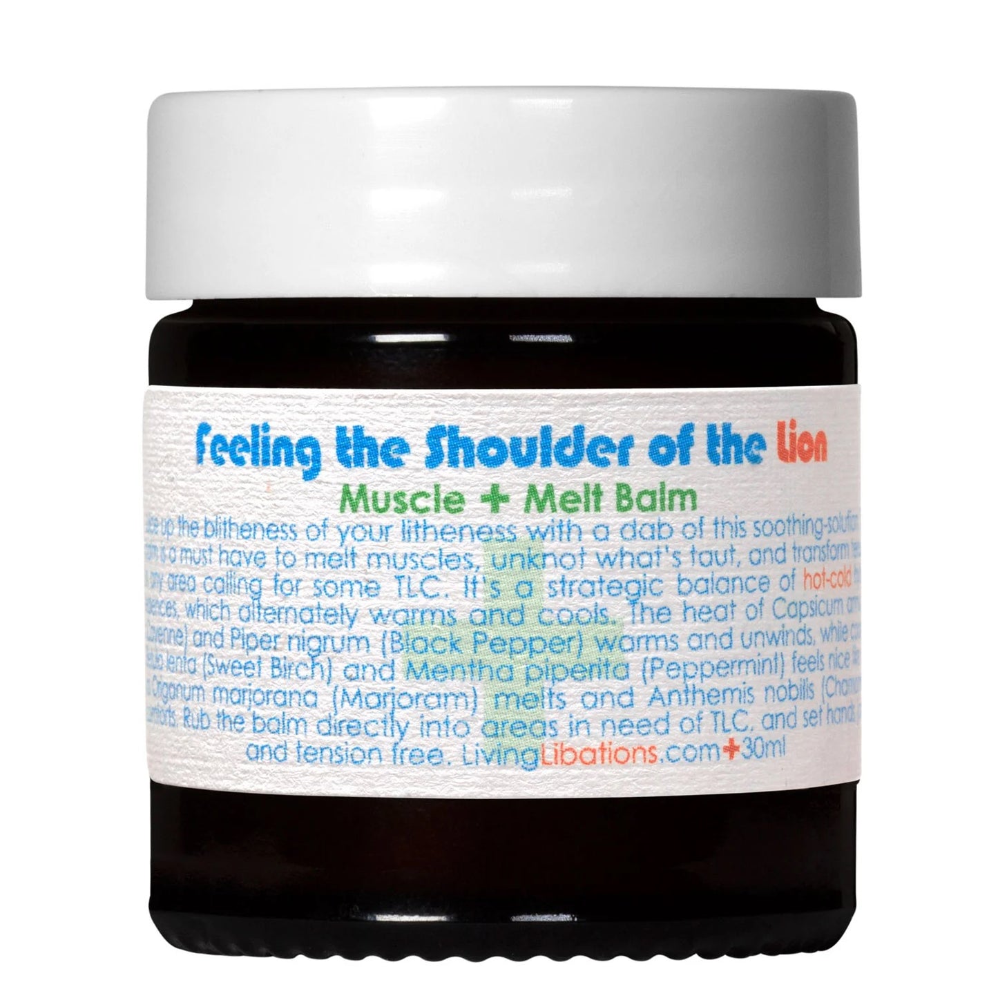 LIVING LIBATIONS | Feeling the Shoulder of the Lion Muscle Melt Balm