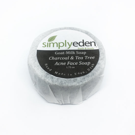 SIMPLY EDEN | Face Soap, Charcoal & Tea Tree (acne)