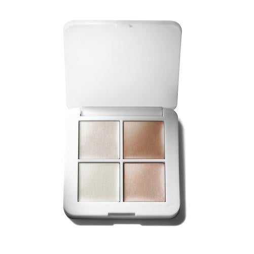 Load image into Gallery viewer,  All Natural Makeup RMS BEAUTY Luminizer Quad Highlighter Palette Illuminator Makeup
