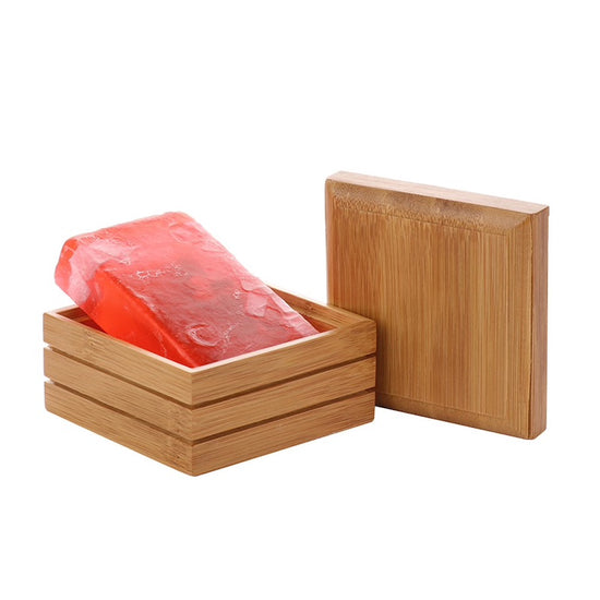 Bamboo Soap Box for Clean Beauty Products and All Natural Cosmetics