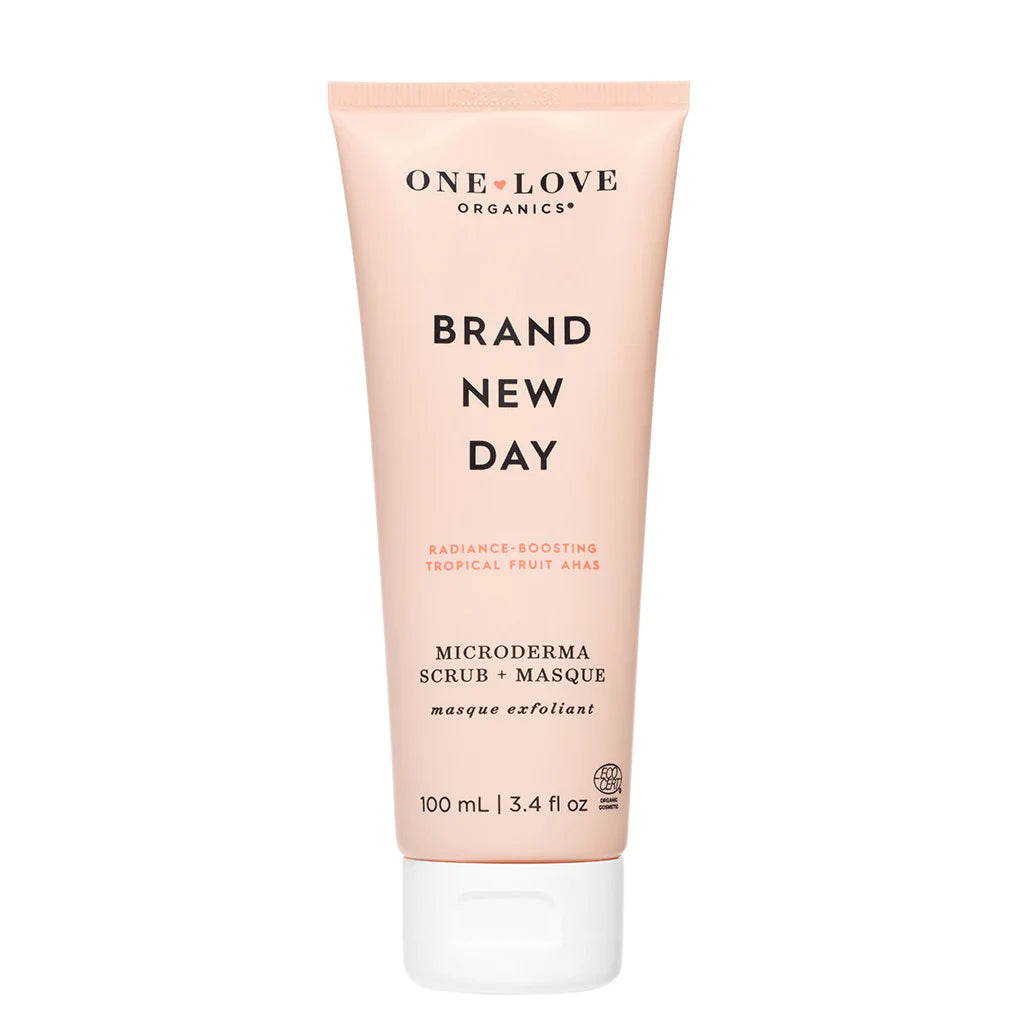 ONE LOVE ORGANICS | Brand New Day Microderma Scrub + Full Size Mask